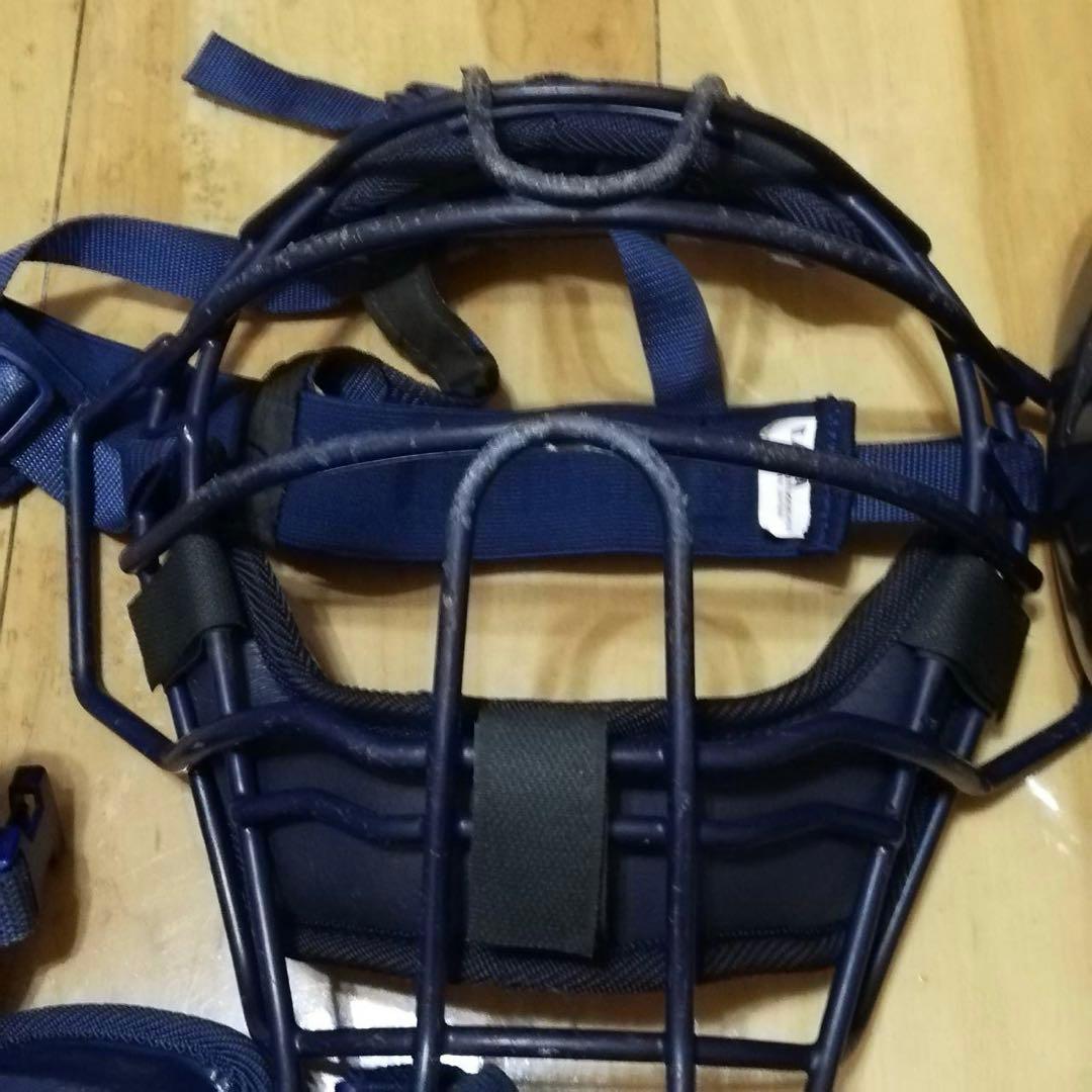 ZETT硬式用 キャッチャー防具セット ネイビー