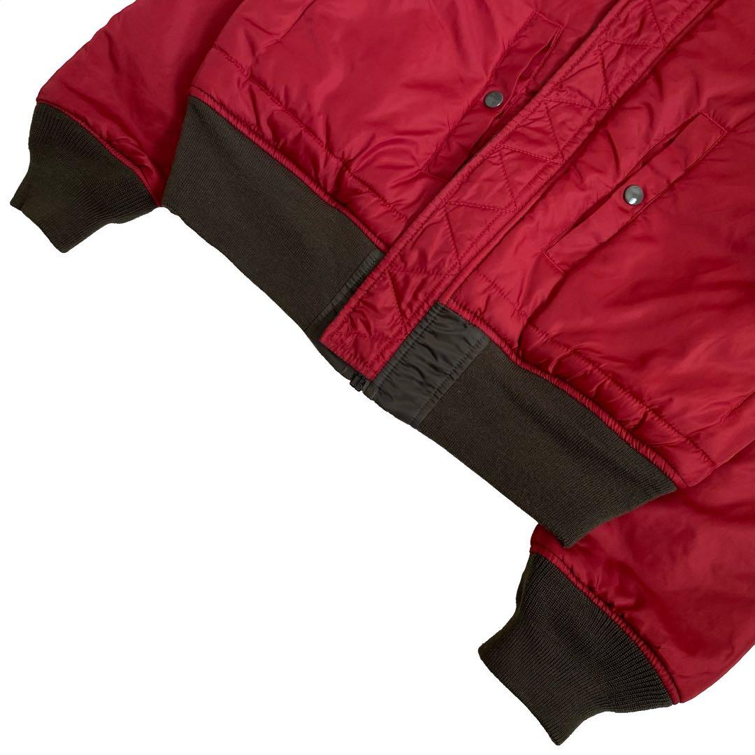 美品 ALPHA アルファ ワッペン 刺繍 MA-1 フライト ジャケット XL