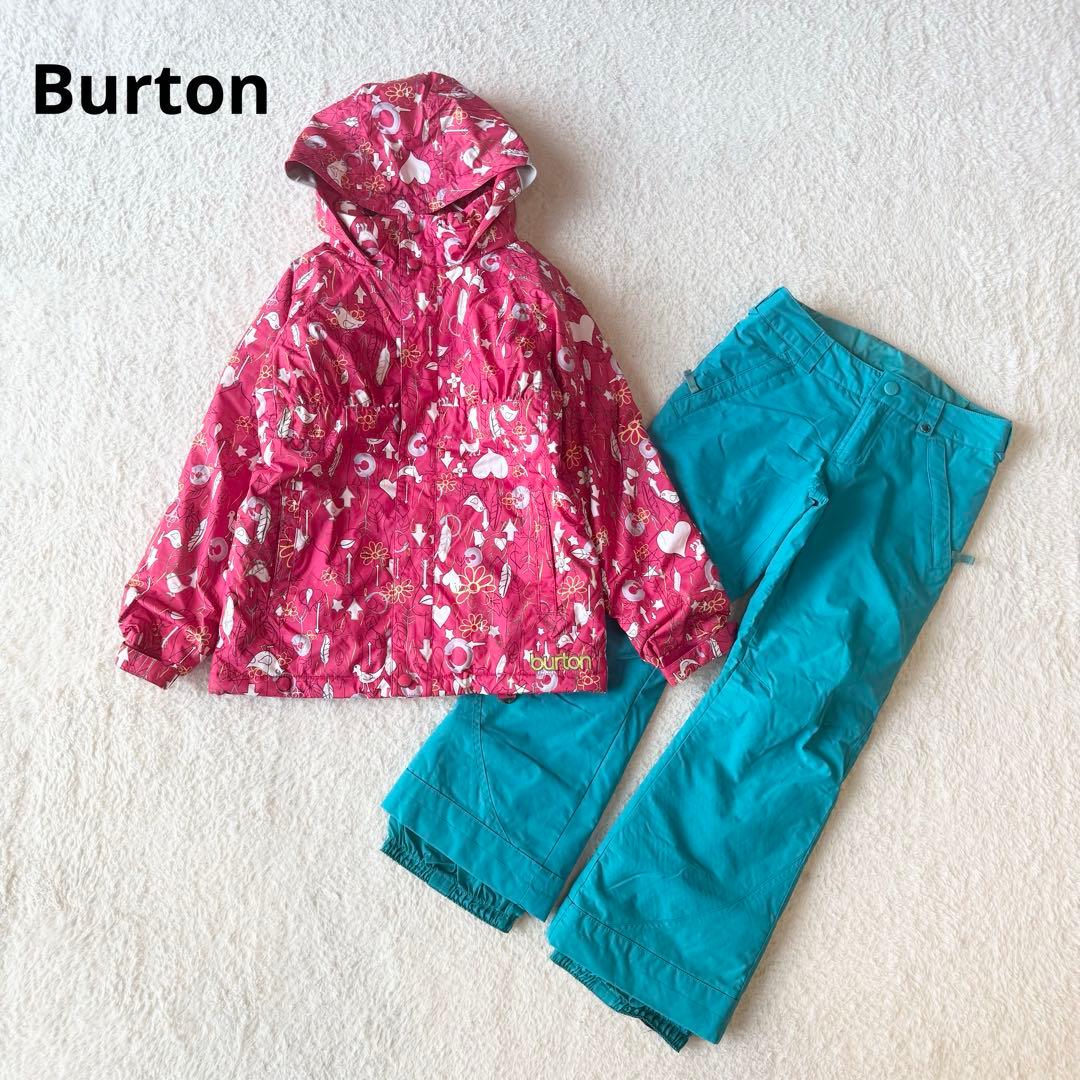 バートンBurton スキーウェア 上下 キッズM 140cm 洗える 未使用級