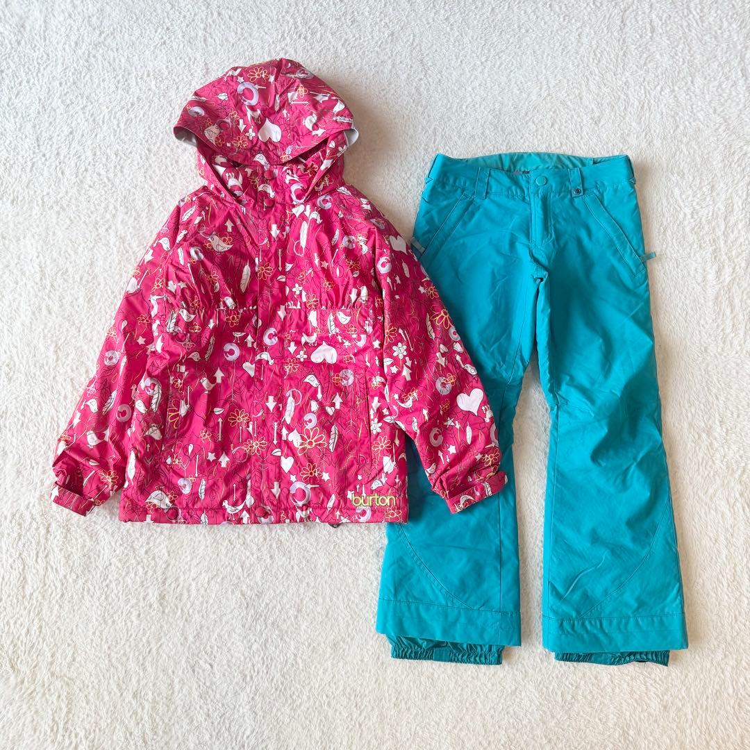 バートンBurton スキーウェア 上下 キッズM 140cm 洗える 未使用級