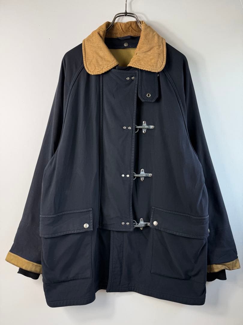 Fay イタリア製 オイルド ファイヤーマンコート 一枚袖 ジャケット