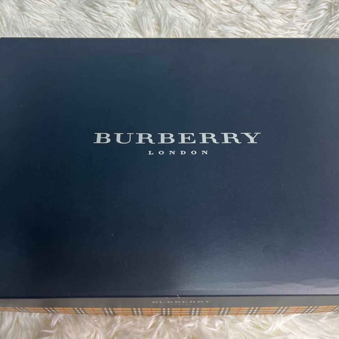 バーバリー ロンドン 西川産業 ひざ掛け ノバチェック ホースロゴ刺繍 未使用品
