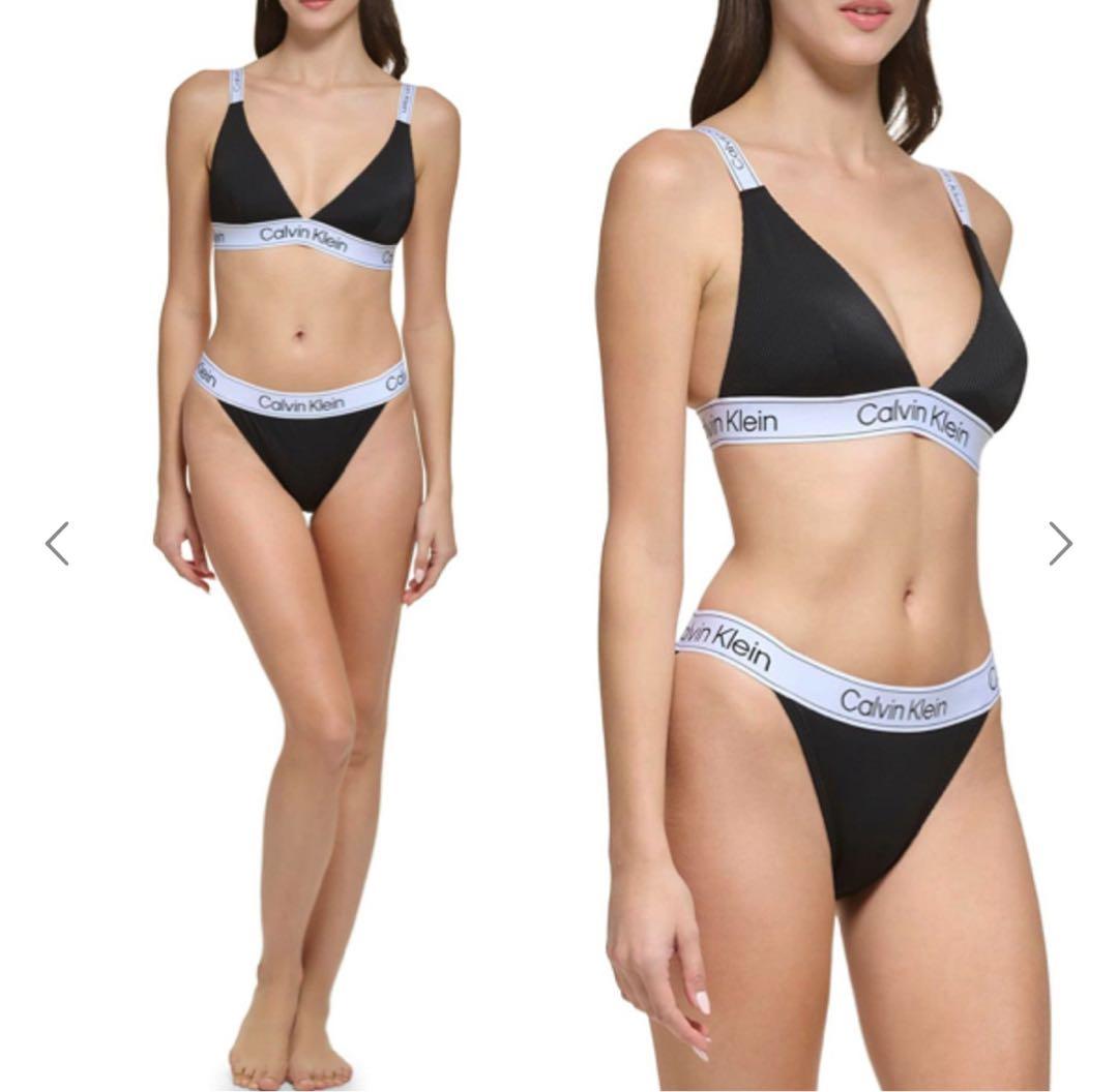 新品未使用　カルバンクライン　ロゴ　ビキニ　上下セット
