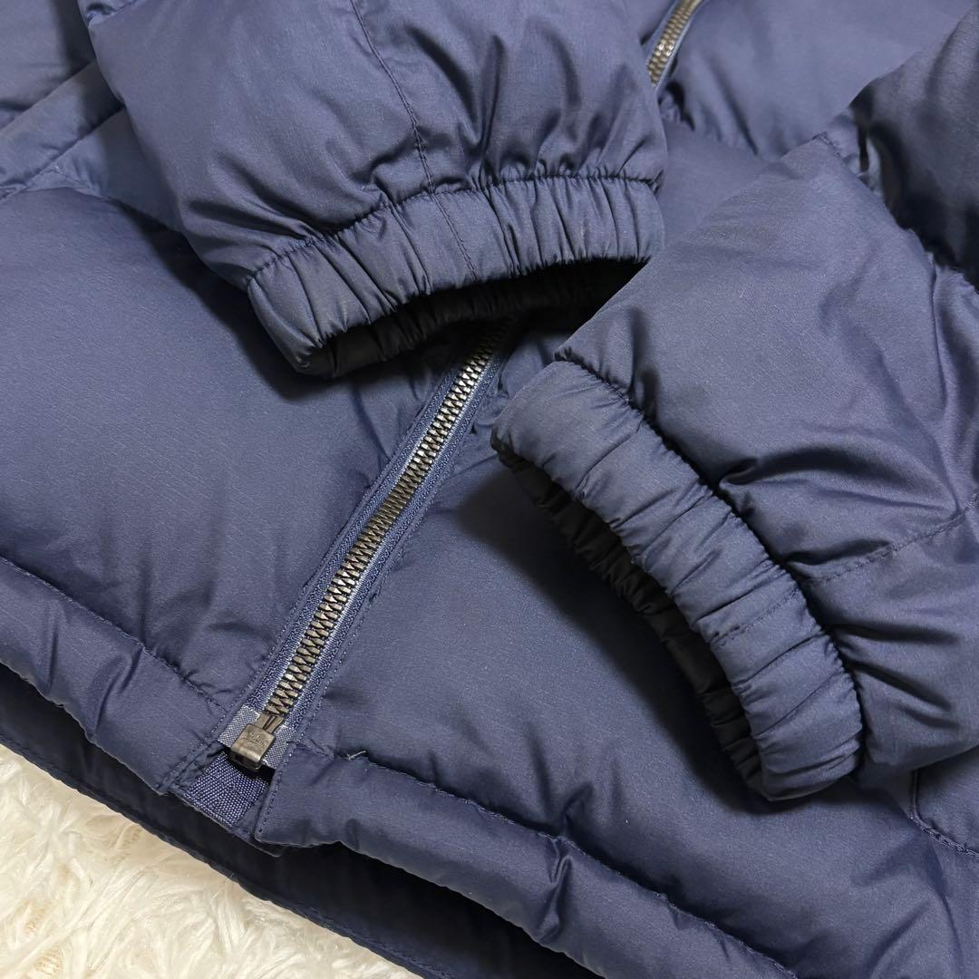 POLO ダウンジャケット ネイビー 160cm キルティング フード着脱可