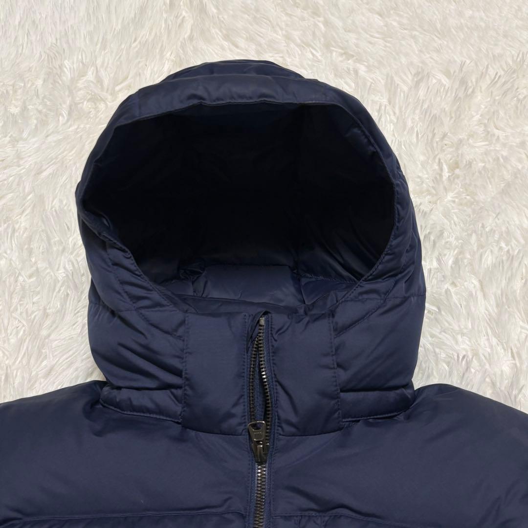 POLO ダウンジャケット ネイビー 160cm キルティング フード着脱可