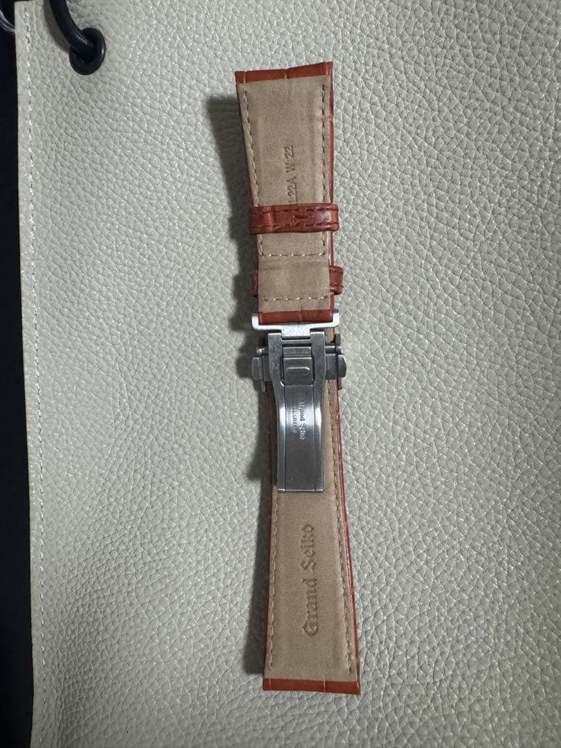 【新品未使用】グランドセイコー純正品ベルト 22mm