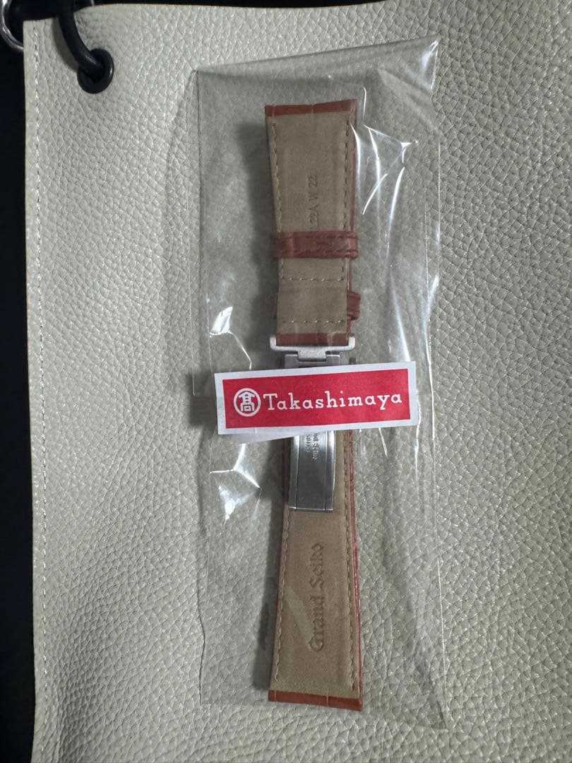 【新品未使用】グランドセイコー純正品ベルト 22mm