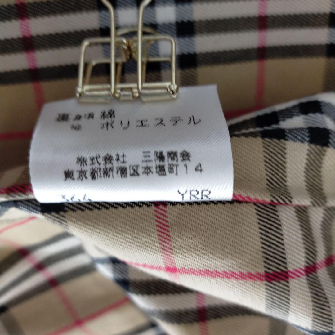 バーバリーブルーレーベル ステンカラーコート ライナー ノバチェック 38