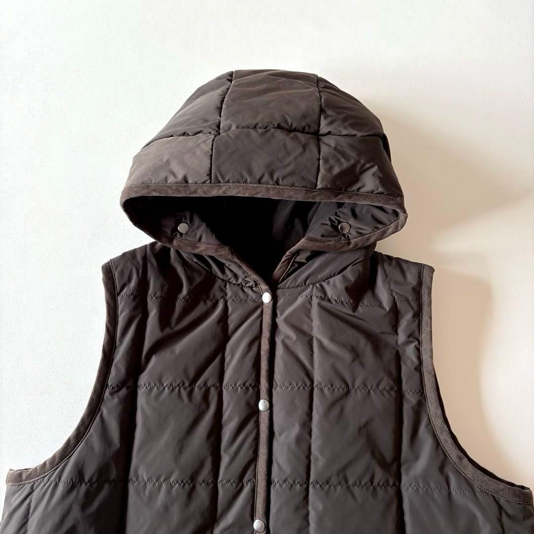 ■ダーマコレクション 【定価2.9】パイピングデザイン中綿キルティングロングジレ