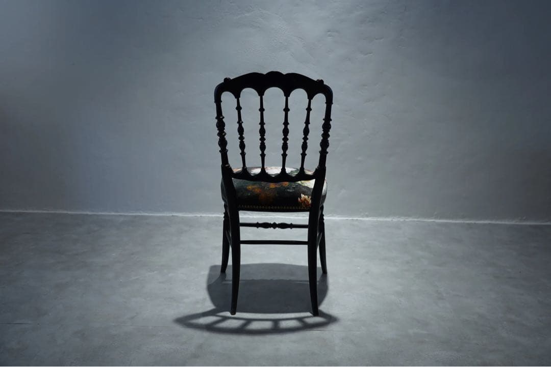 ナポレオンチェア　Napoleon Chair フランスアンティーク　花柄