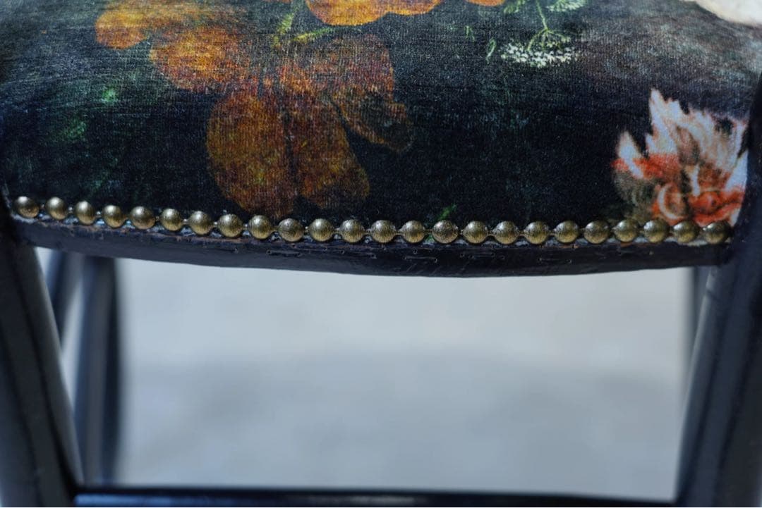 ナポレオンチェア　Napoleon Chair フランスアンティーク　花柄