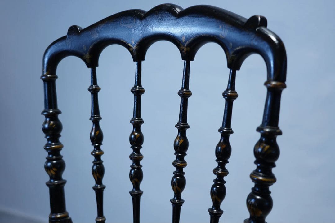 ナポレオンチェア　Napoleon Chair フランスアンティーク　花柄