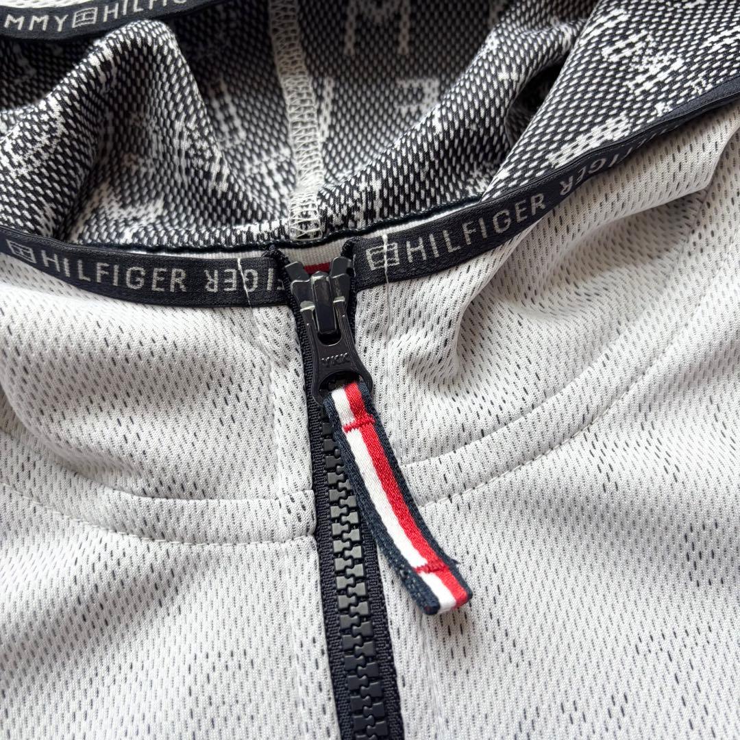   GOLF 総柄メッシュ ダブルジップパーカー M