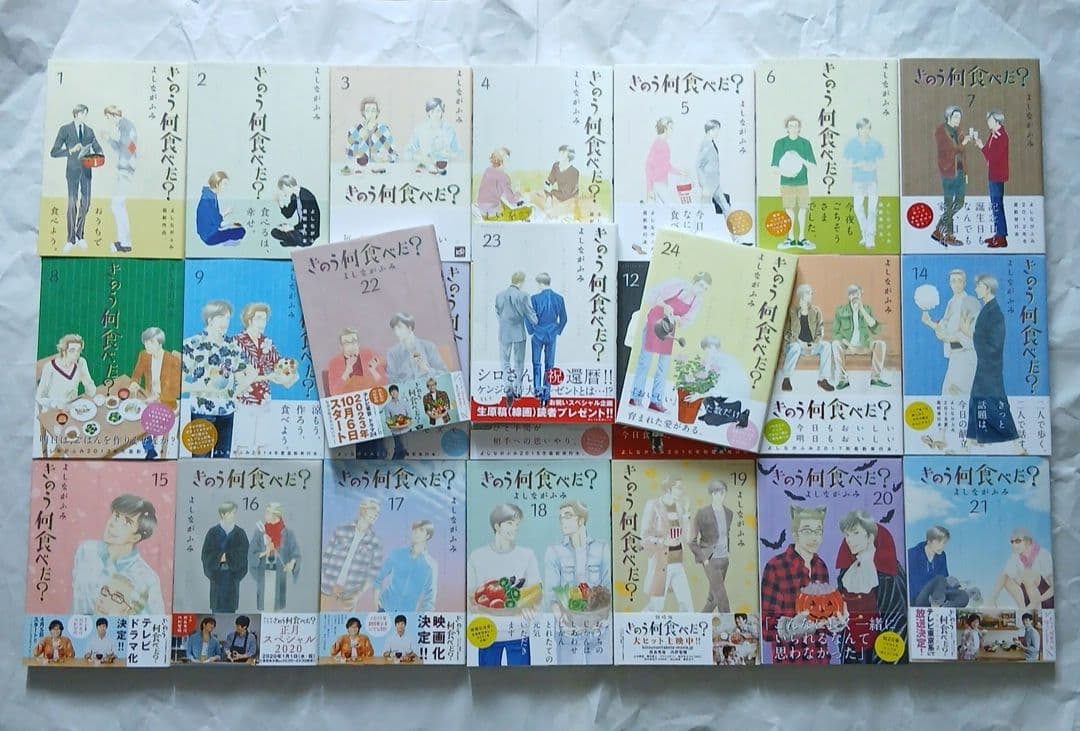 【バラ売り不可・全巻初版】きのう何食べた？ 既刊全24巻セット