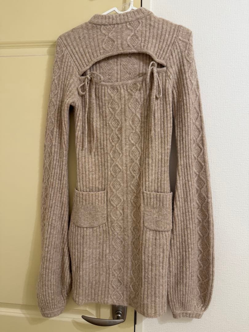 andmary アンドマリー Bebe ribbon mini dress