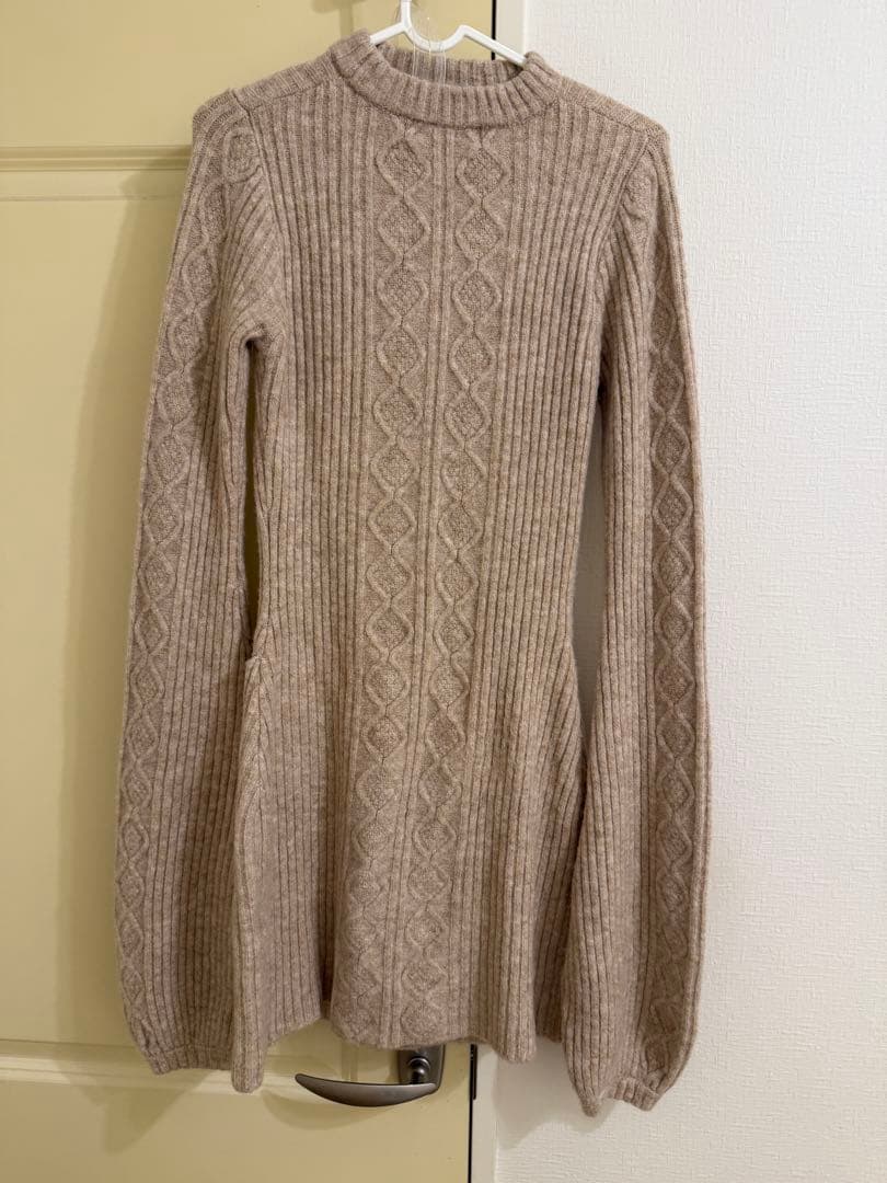 andmary アンドマリー Bebe ribbon mini dress