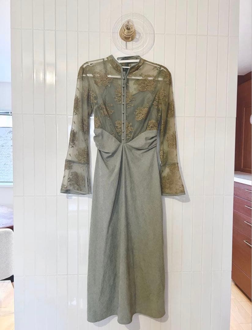 ⭐︎週末まで限定価格ameri vintage flower lace dress