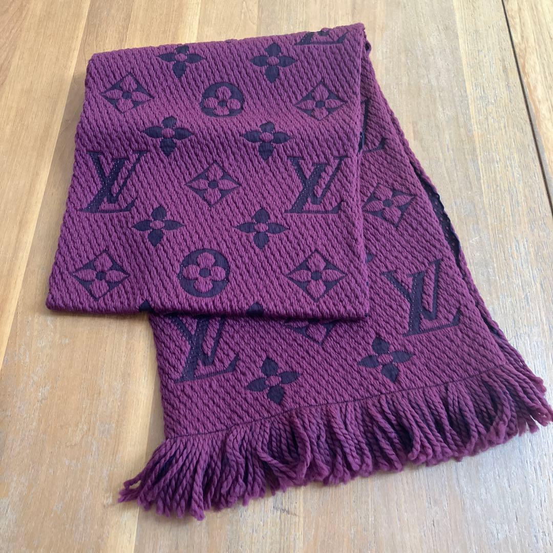 新品 LOUIS VUITTON エシャルプ ロゴマニア モノグラム マフラー