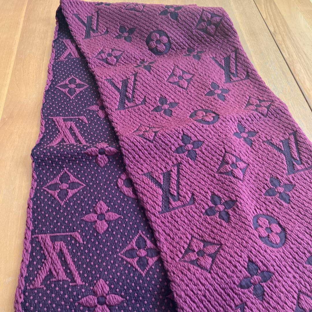 新品 LOUIS VUITTON エシャルプ ロゴマニア モノグラム マフラー