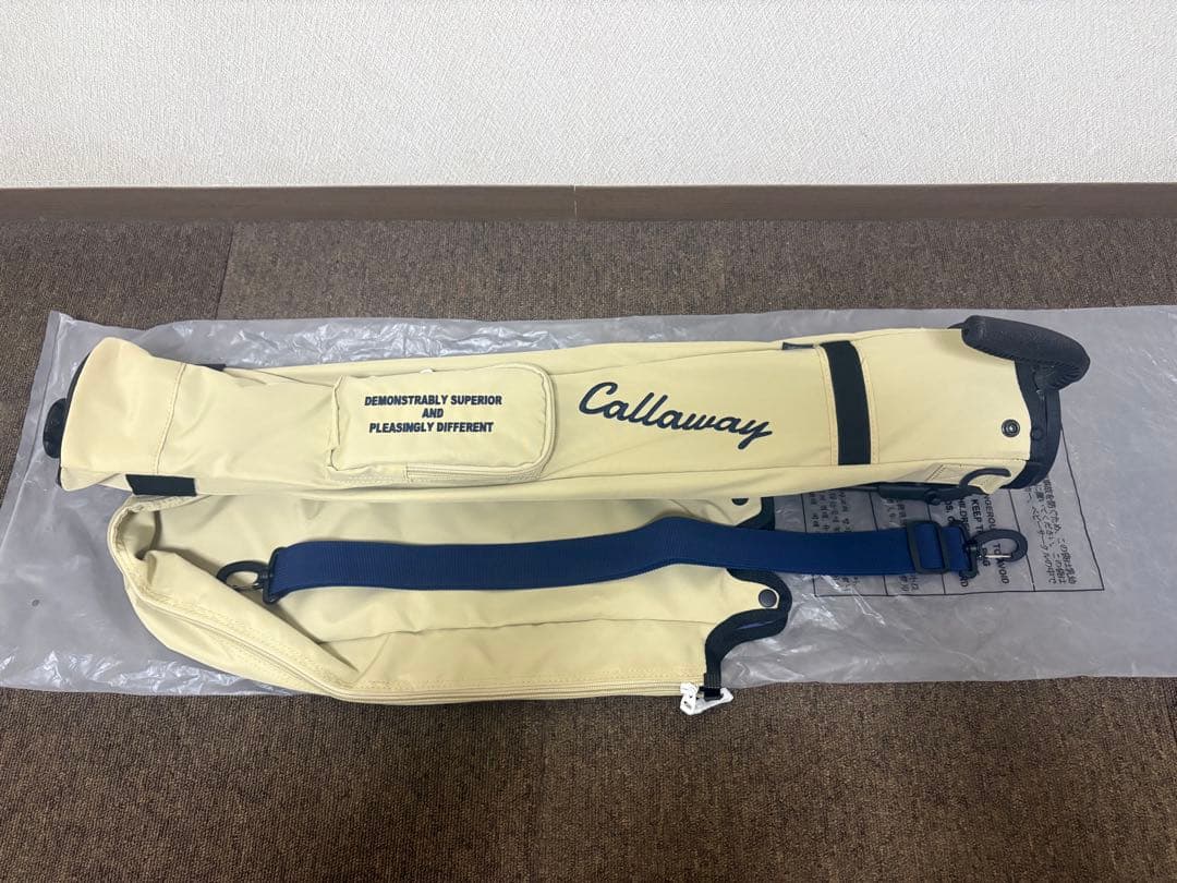 【美品】Callaway キャロウェイ スタンド クラブケース ベージュ