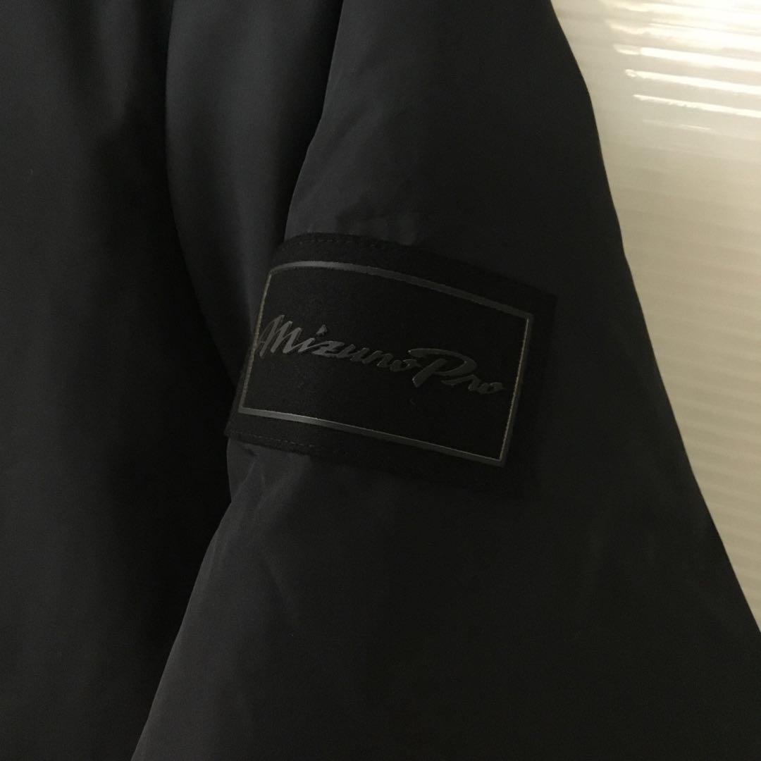 新品）ミズノプロ　ダウンコート ブラック O 12JEBB70　野球　グランド