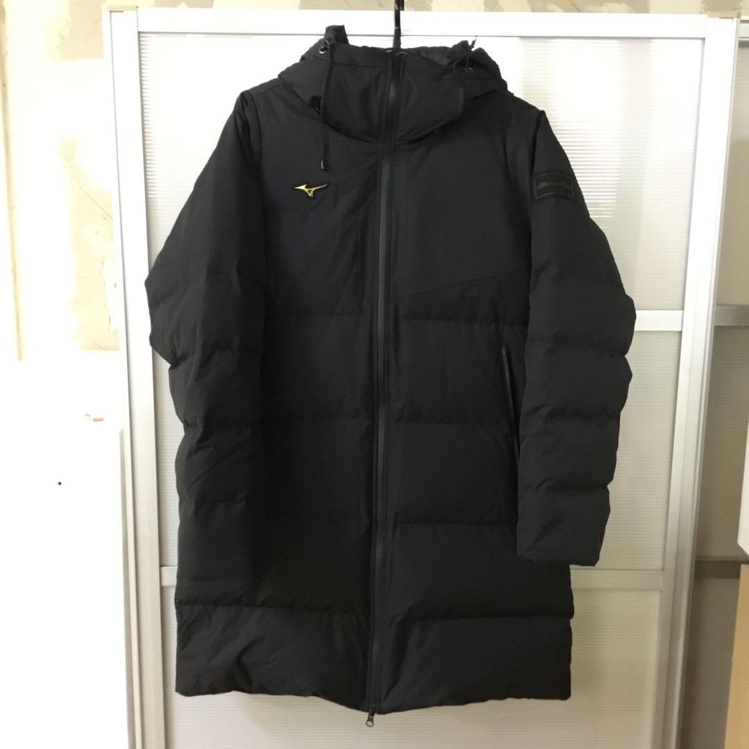 新品）ミズノプロ　ダウンコート ブラック O 12JEBB70　野球　グランド