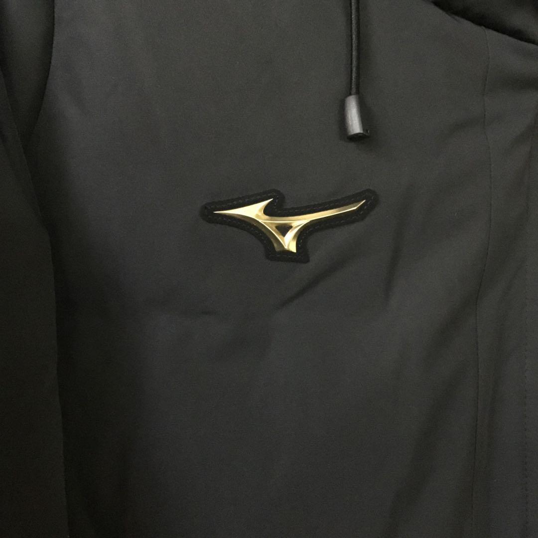 新品）ミズノプロ　ダウンコート ブラック O 12JEBB70　野球　グランド