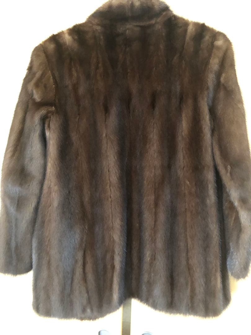 シュウオウ SAGA MINK ブラウン毛皮コート