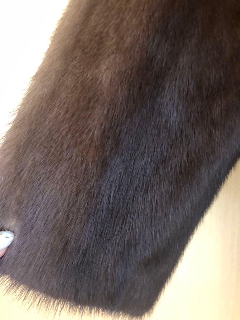 シュウオウ SAGA MINK ブラウン毛皮コート