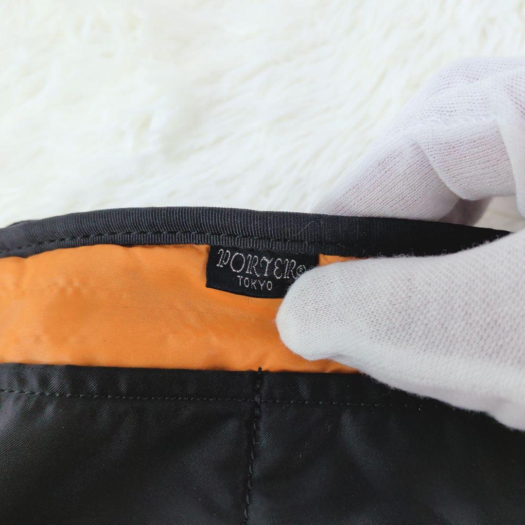 美品✨️　廃盤　PORTER TANKER　ジッパーポーチ　ブラック　ナイロン