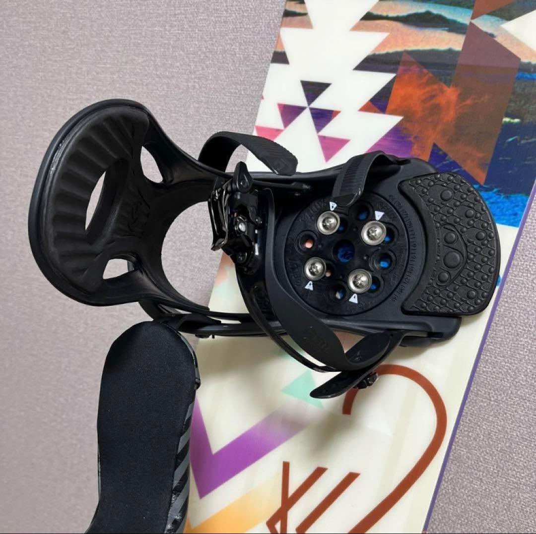 【美品】K2スノーボード板＋ビンディング＋ボードケースセット