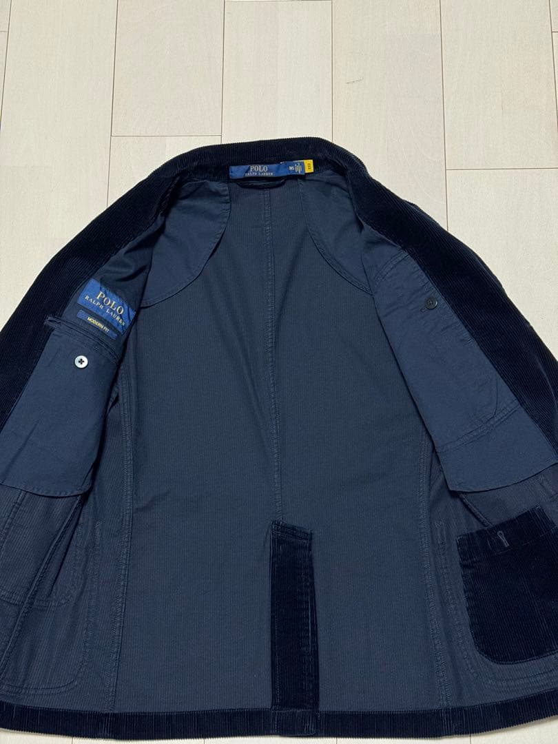 POLO Ralph Laurenネイビー コーデュロイ テーラードジャケット