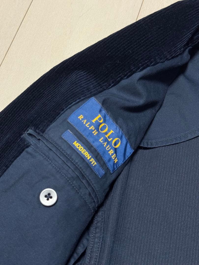 POLO Ralph Laurenネイビー コーデュロイ テーラードジャケット