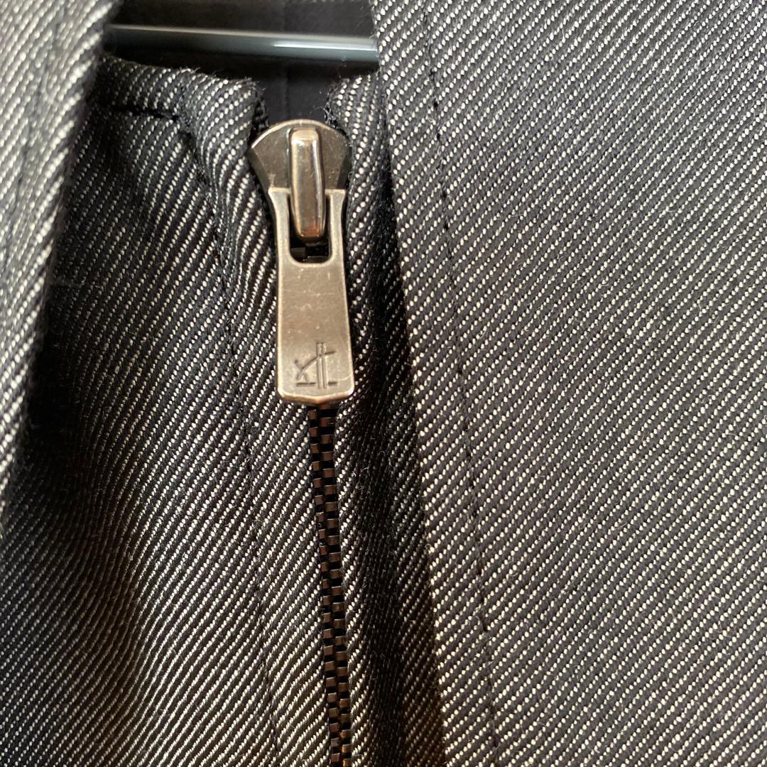 LOHEN ビックカラー2Wayデニムライク　ウール　ブルゾン