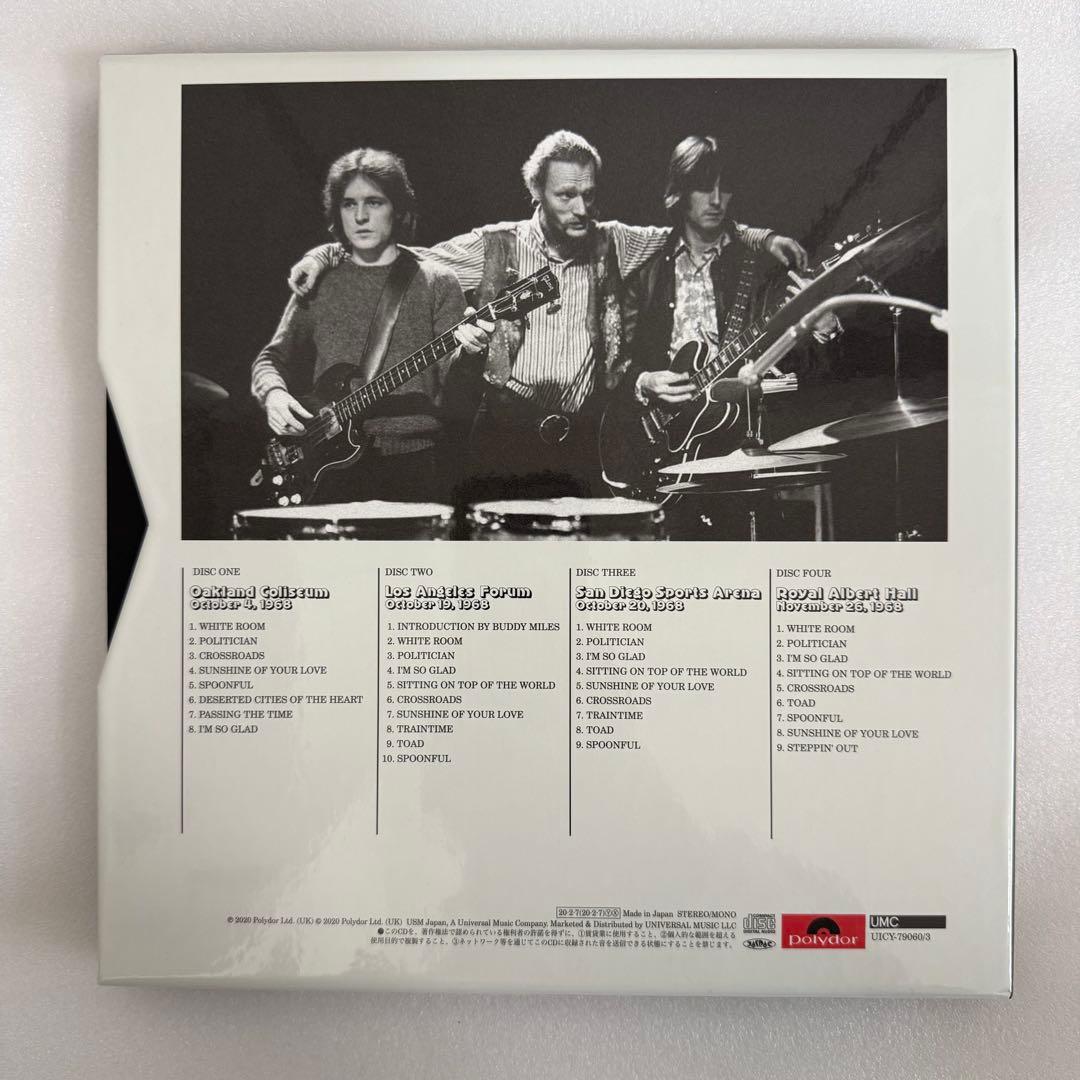 【完全生産限定盤】クリーム グッバイ・ツアー ライヴ1968 4CD