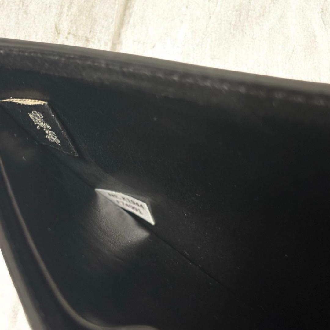 COACH コーチ 二つ折り財布 F74991 黒 美品 コンパクト ID付