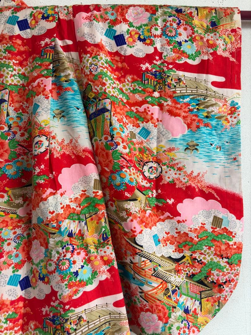 専用　アンティーク　子供　着物　平絹　七五三