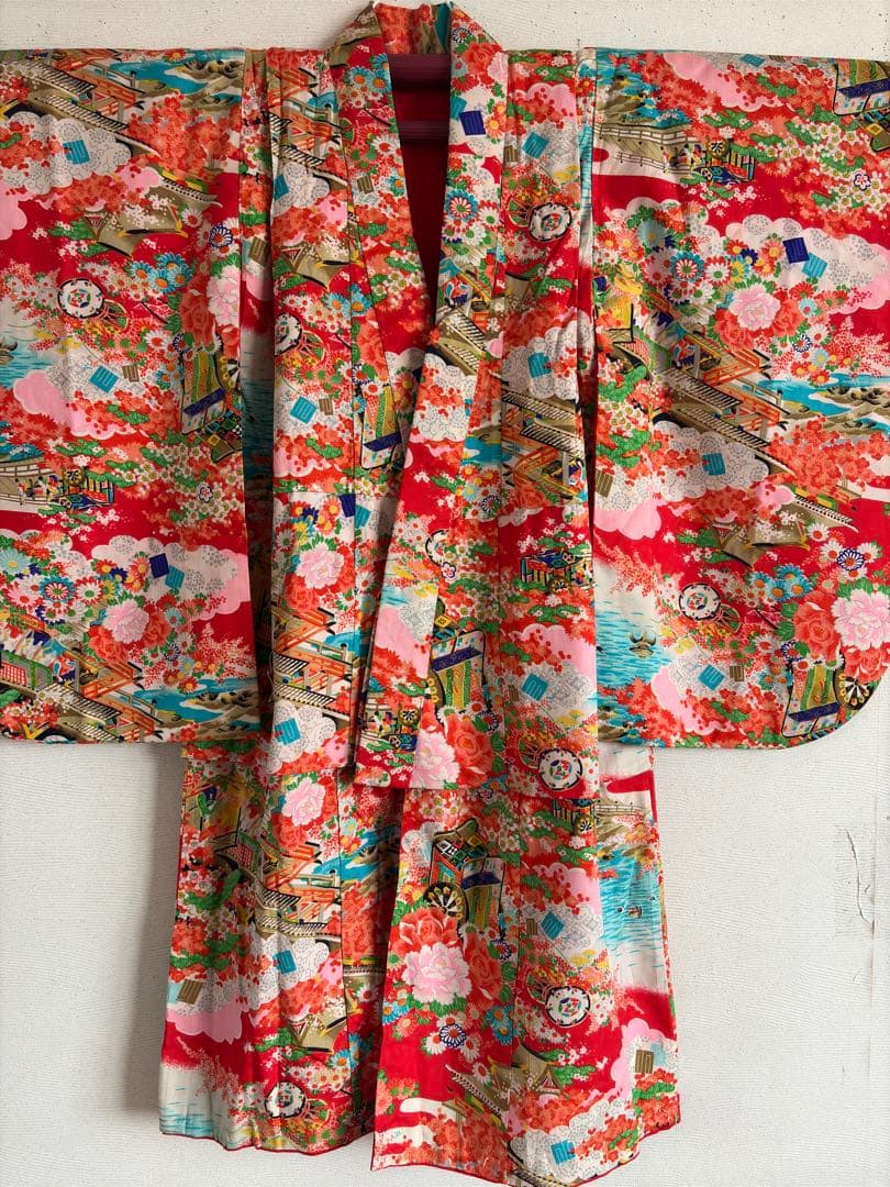 専用　アンティーク　子供　着物　平絹　七五三