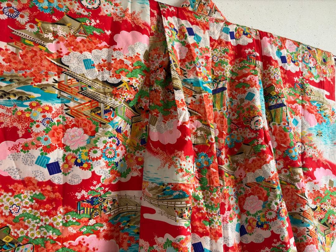 専用　アンティーク　子供　着物　平絹　七五三