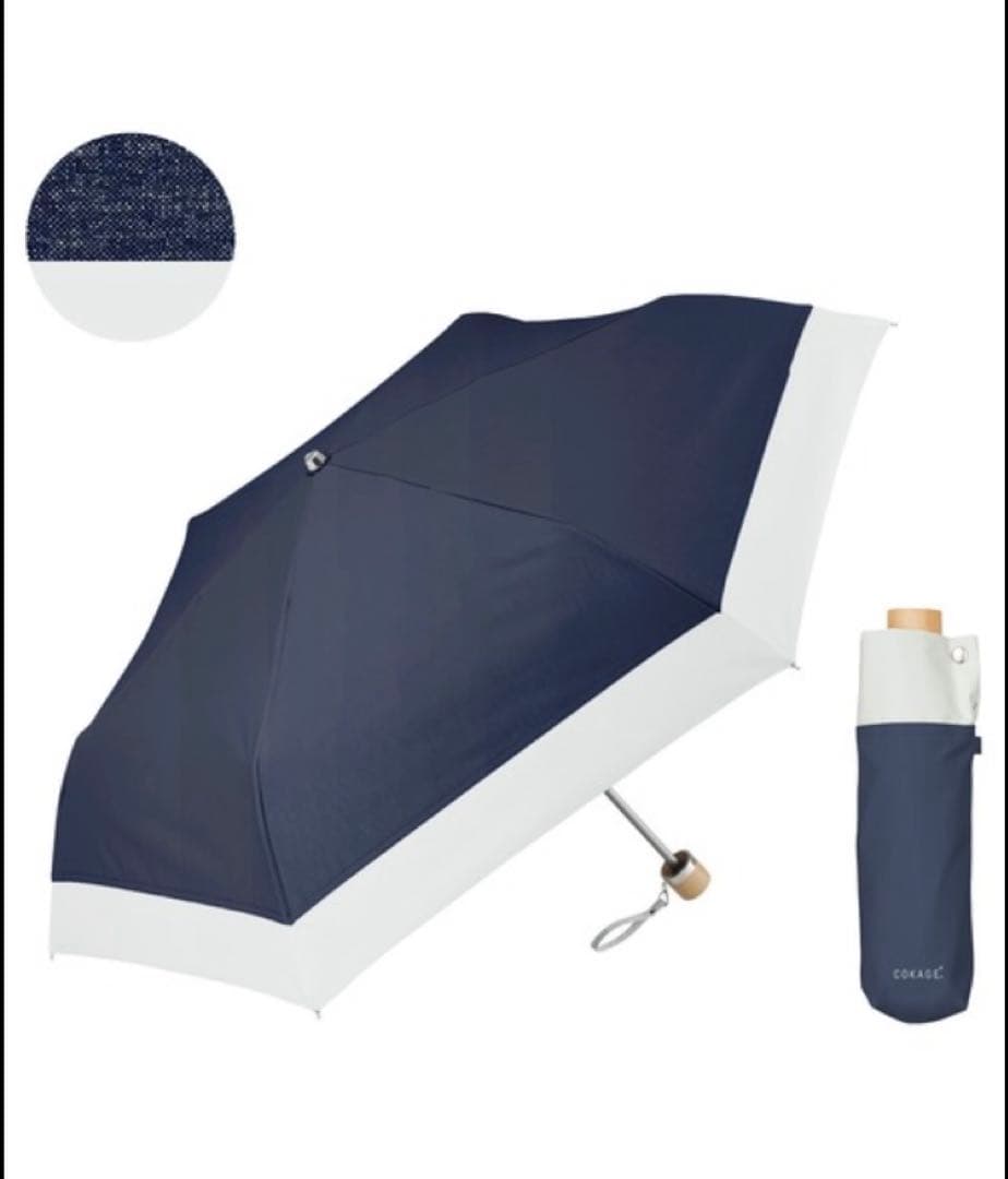 新品 Waterfront COKAGE+ 東レサマーシールド 折りたたみ傘
