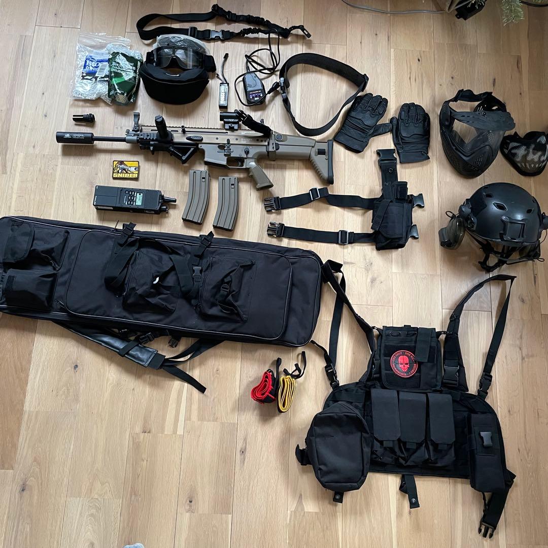 サバゲー引退 【スカーL次世代】訳あり リポバッテリー、充電器付き