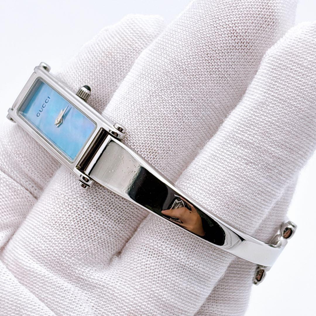 【希少・電池新品・付属品】GUCCI 1500L ブルーシェル レディース