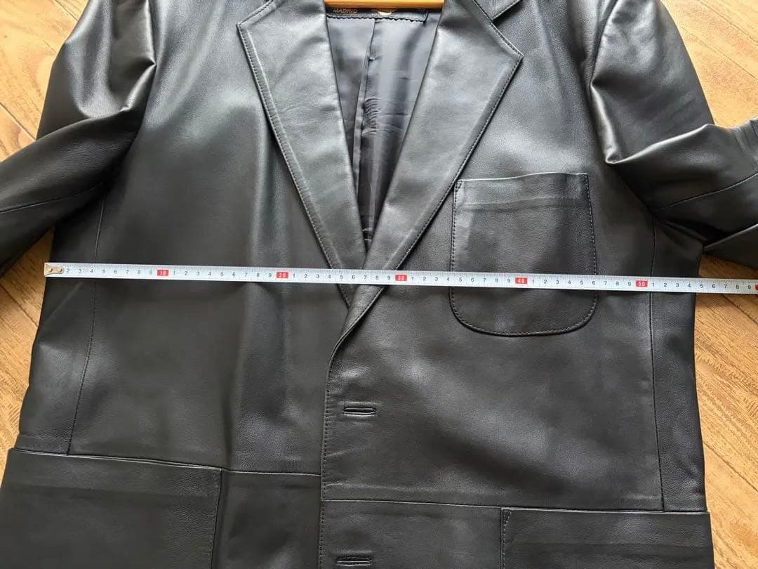 Lepanto レパント 羊革 シープスキン レザージャケット サイズXL 黒色