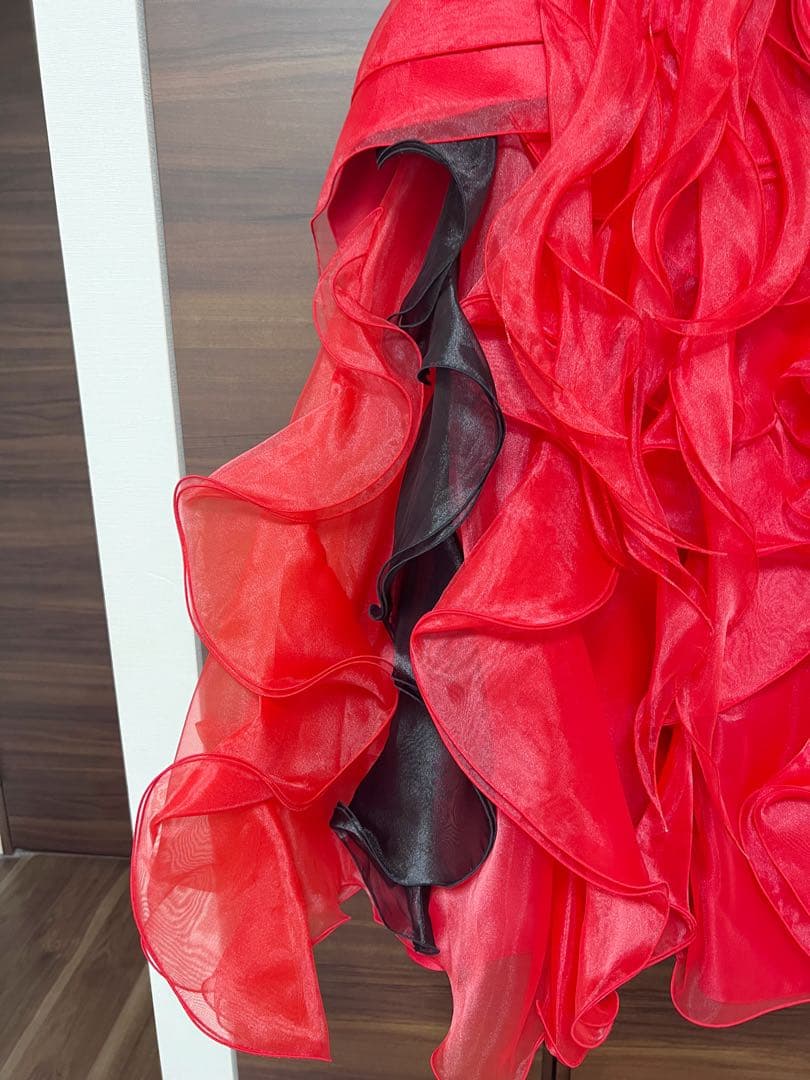 にゃんたん様　オーダーメイド　赤130＆オレンジ120〜130フォーマルドレス