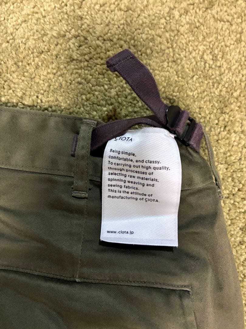 【値下げ】CIOTA ウェザージャングルファティーグパンツ(PTLM-104M)