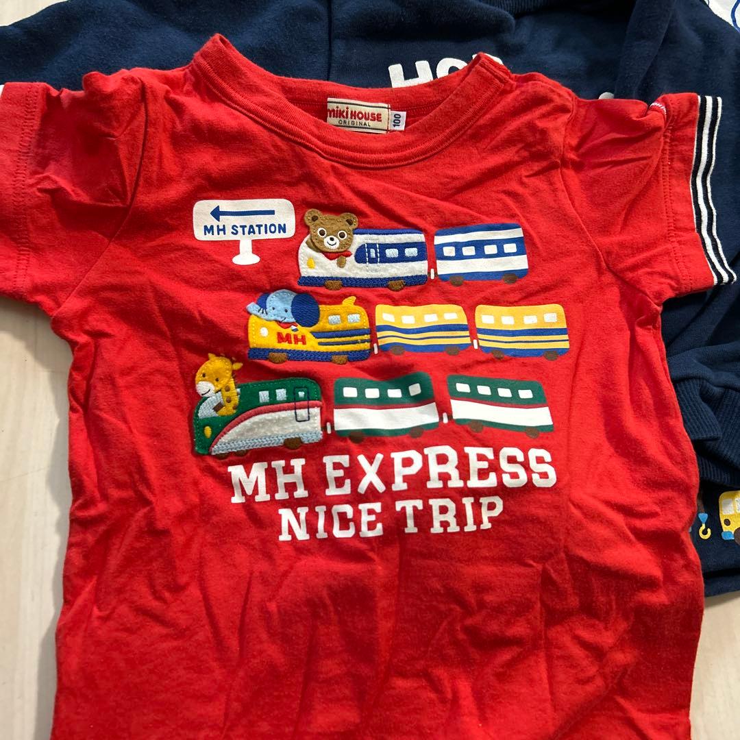 ファミリア、ミキハウス子供服 100cm11点＋おまけ