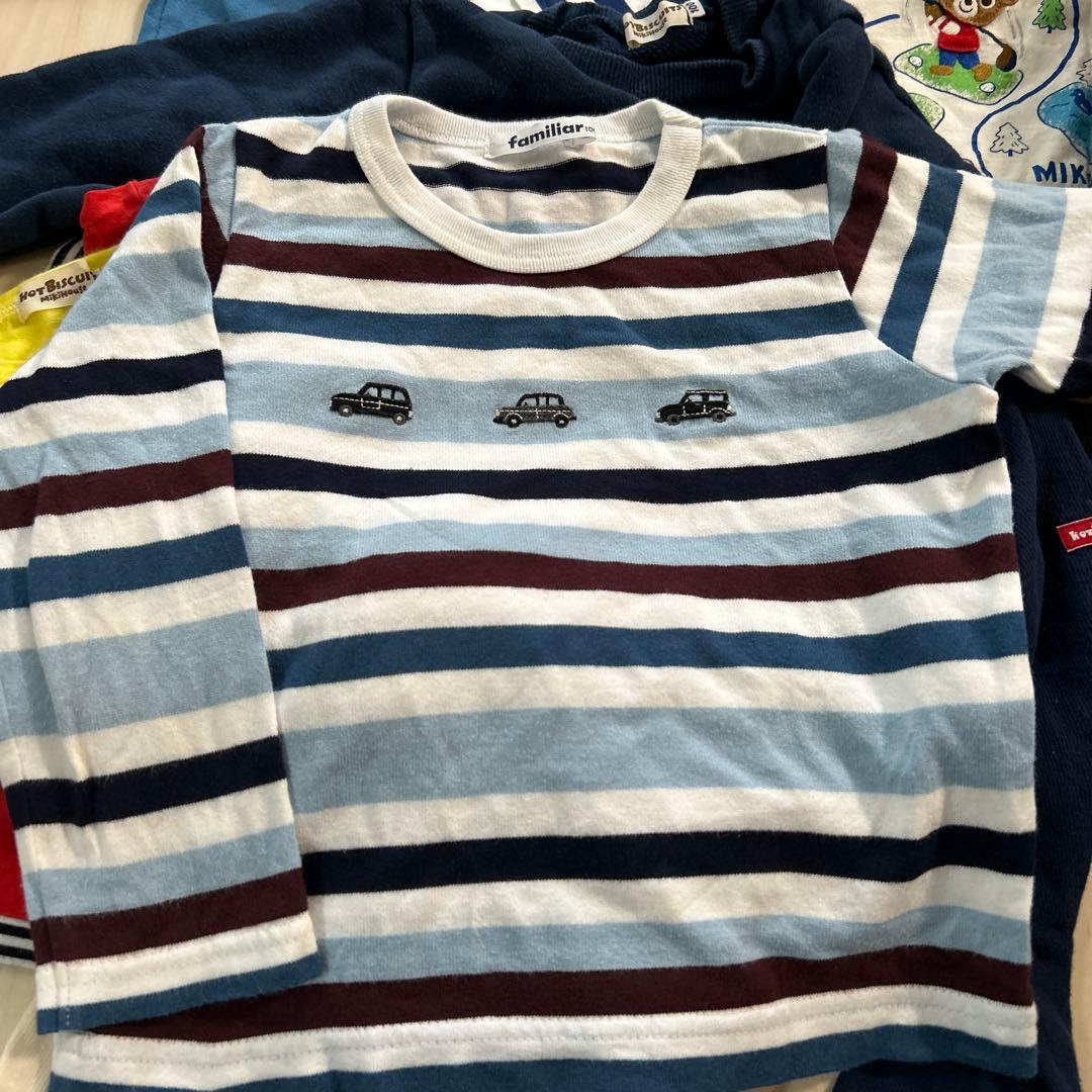 ファミリア、ミキハウス子供服 100cm11点＋おまけ