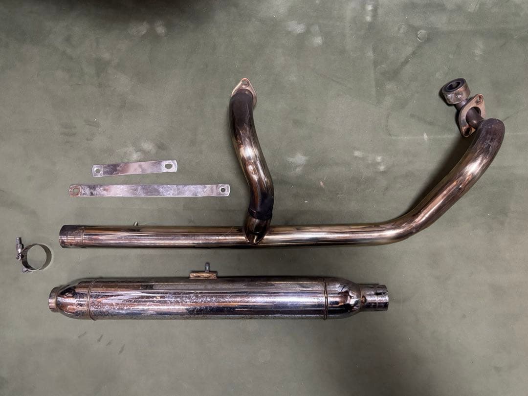 ドラッグスター 2in1マフラー フルエキ