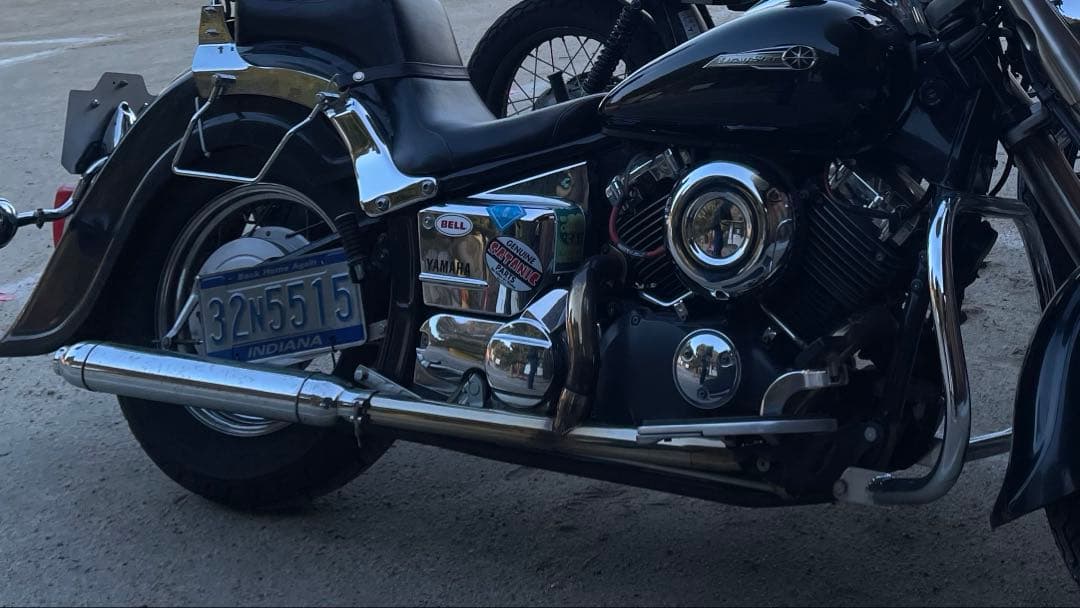 ドラッグスター 2in1マフラー フルエキ