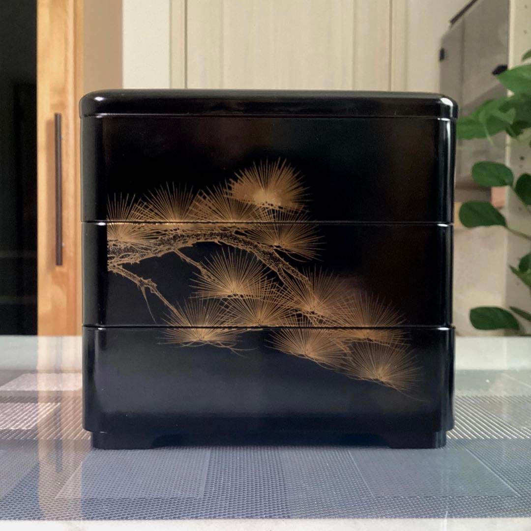 『プレうー特価』　輪島塗　三段重